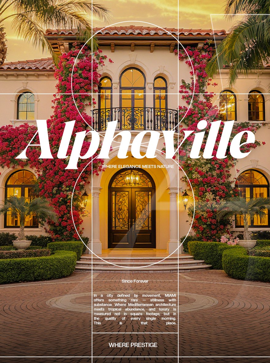 Alphaville — Where Elegance Meets Nature. Brand identity