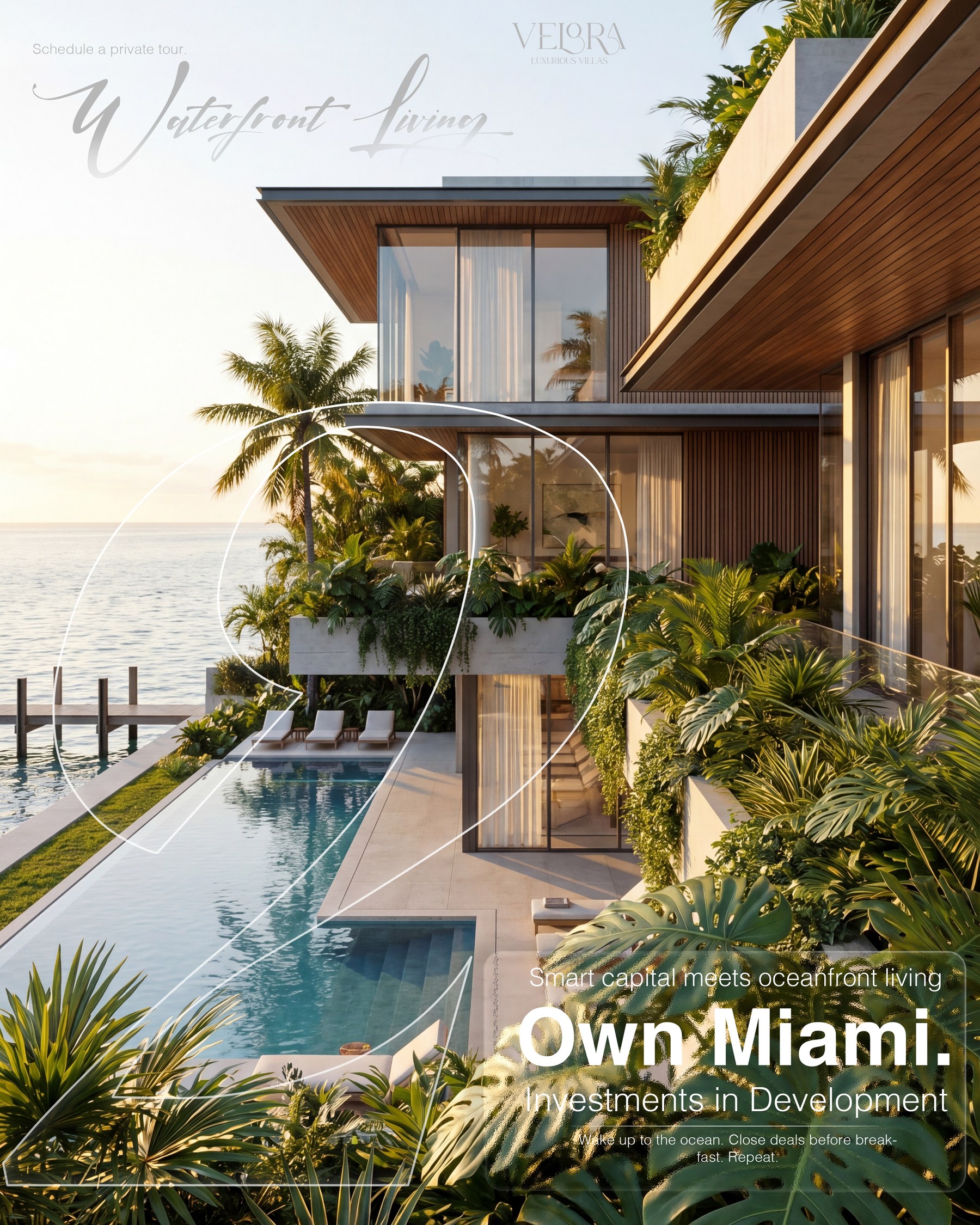 Velora Miami — Waterfront Living campaign