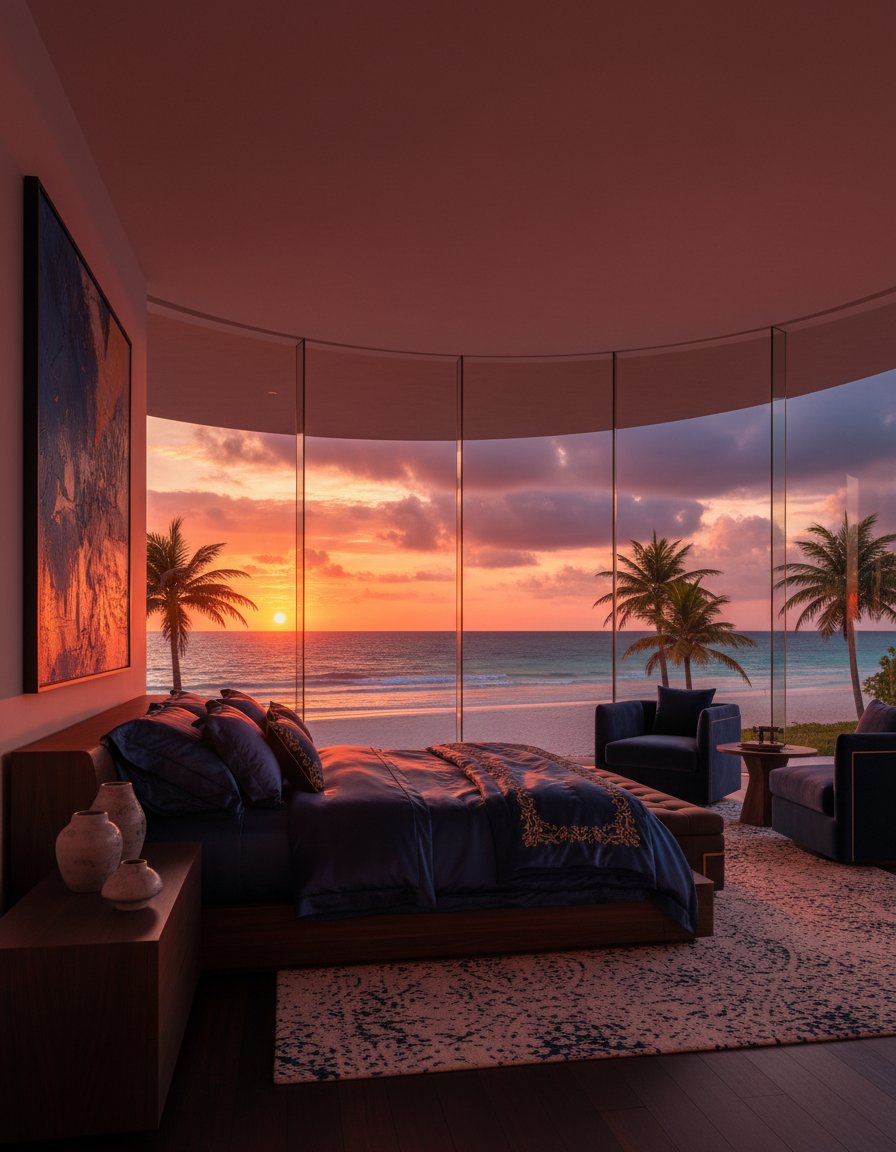Velora — Suite master al atardecer